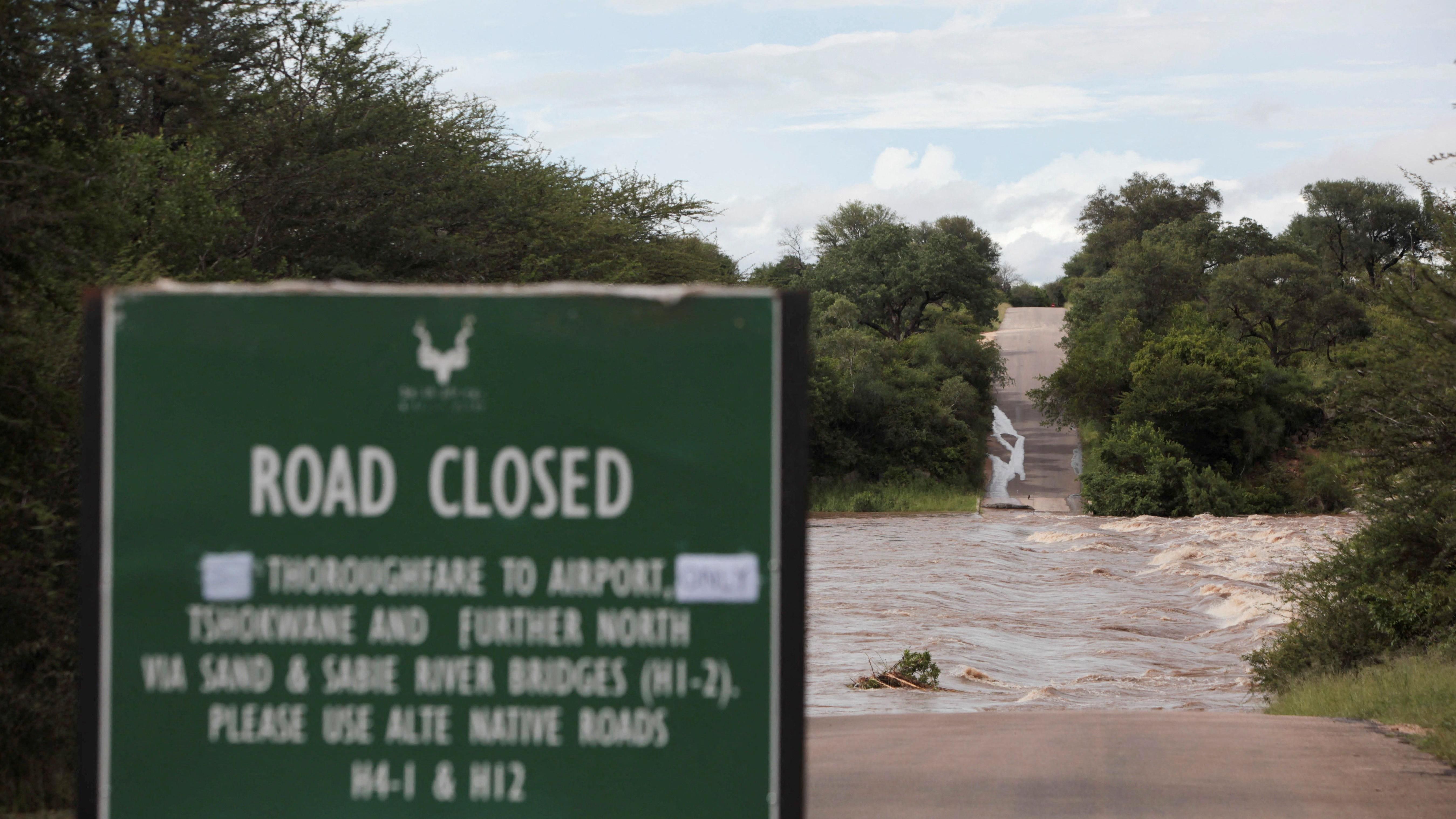 South Africa floods: Kruger National Park shuts to tourists