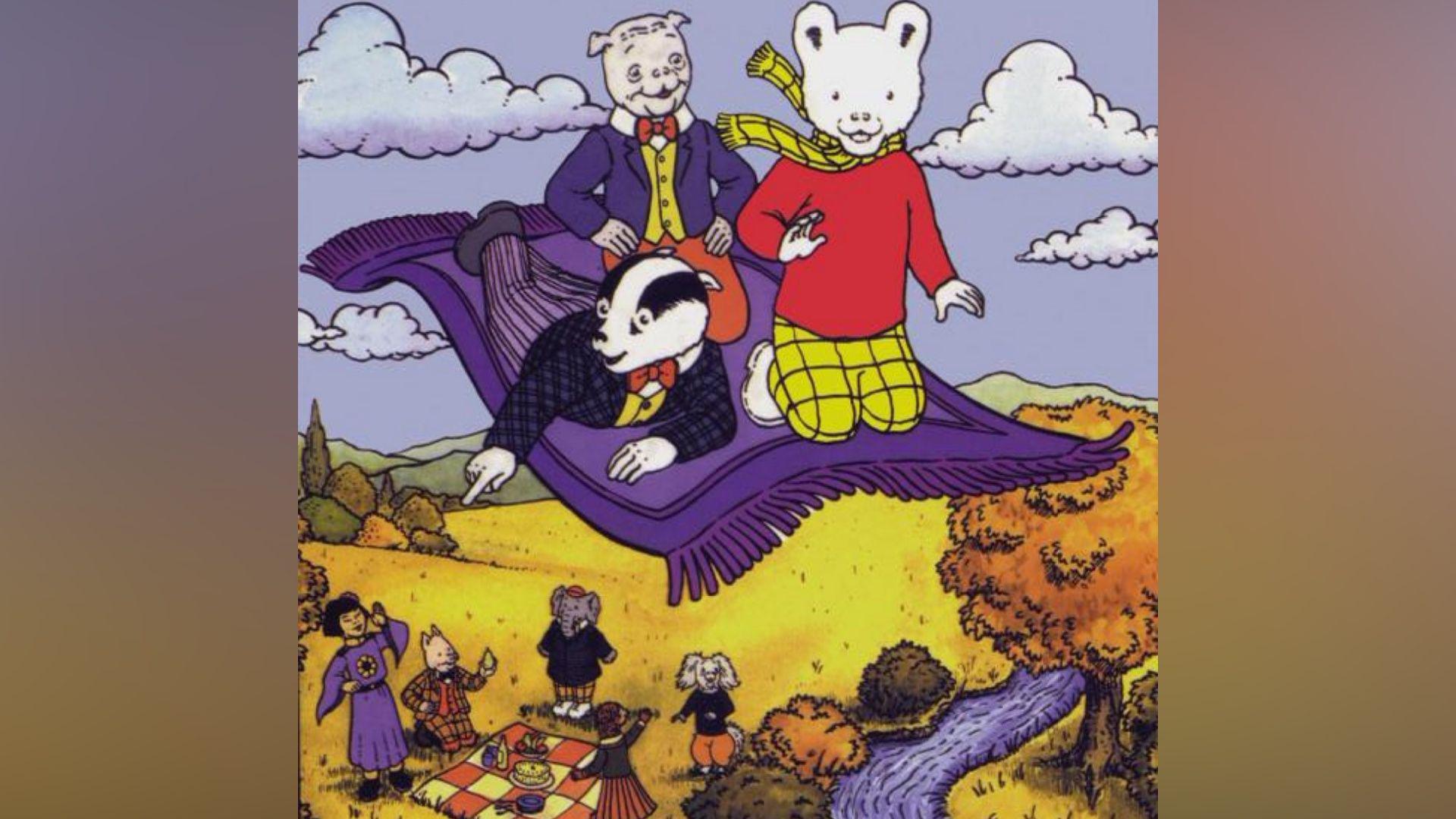 The Surrey home with unseen collections of Rupert Bear