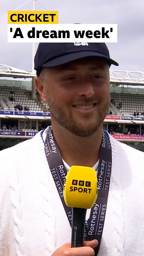Robinson reflects on winning Test return