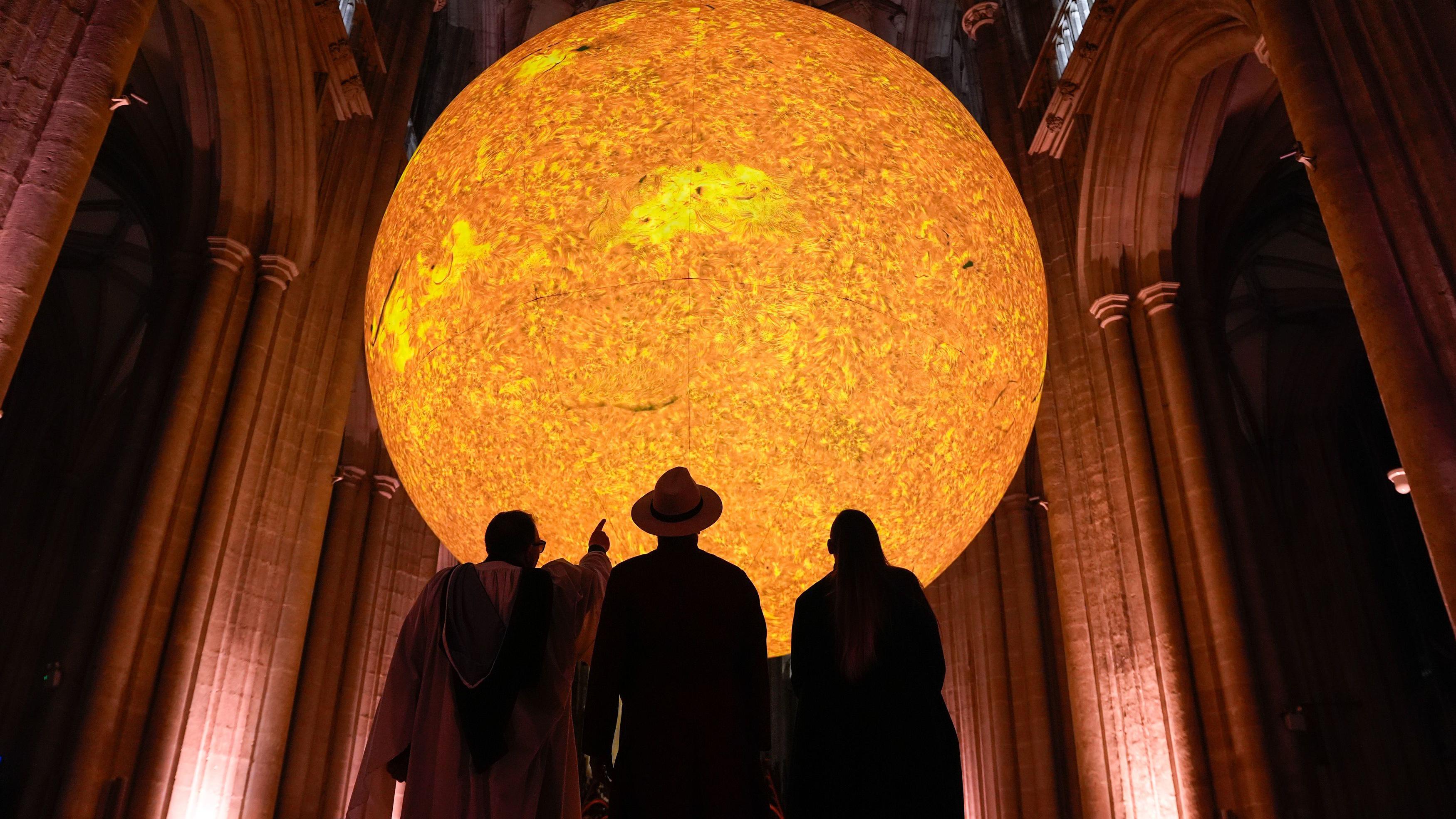 Giant Sun installation to light up Peterborough Cathedral