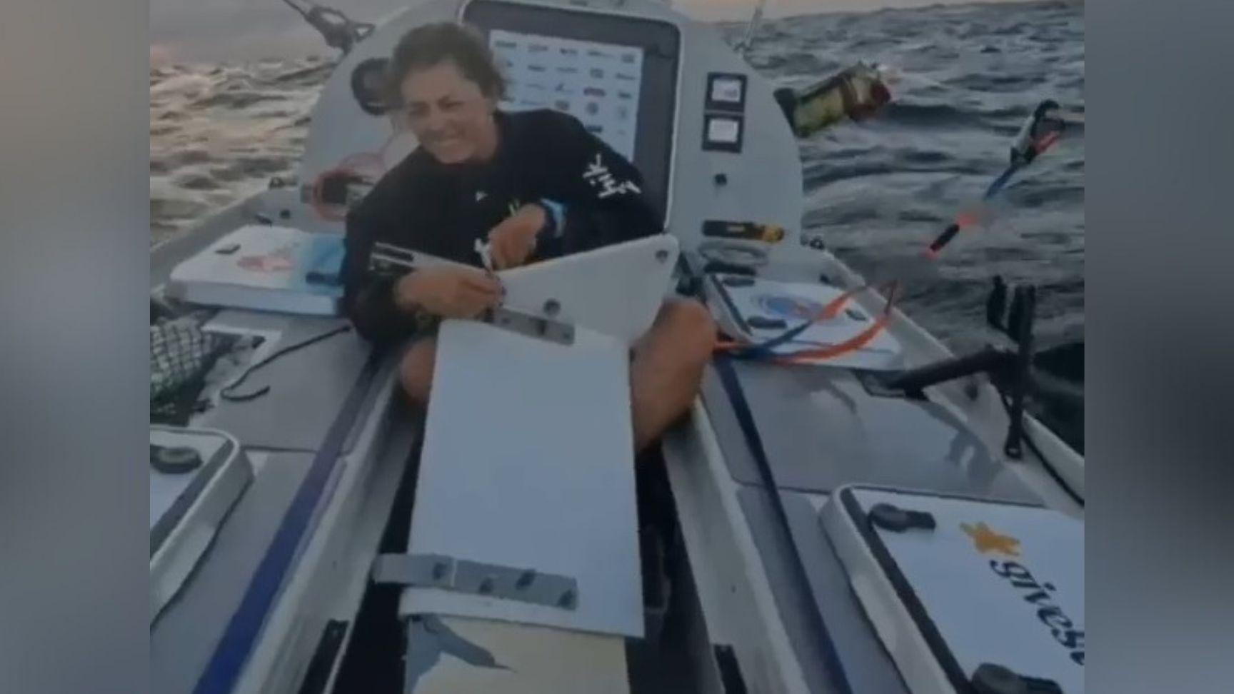 Non-stop Pacific Ocean row halted after heavy storm damages boat