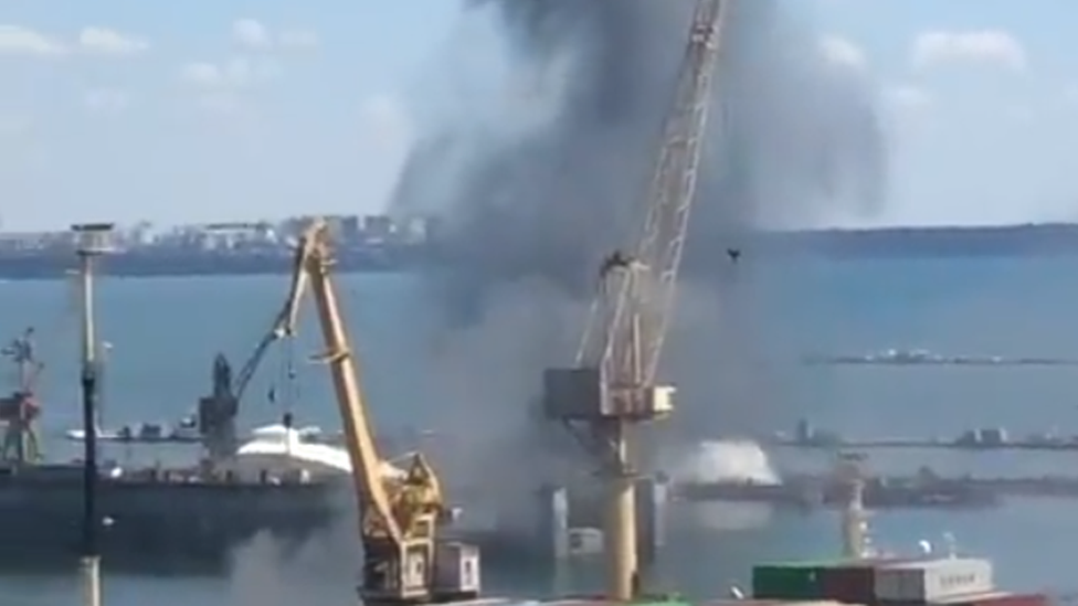 Incendios en el puerto
