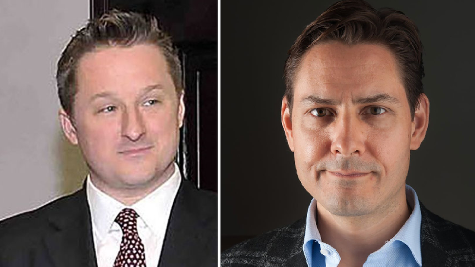 Michael Spavor y Michael Kovrig