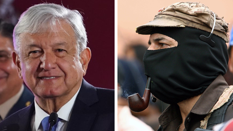 AMLO y el subcomandante Marcos
