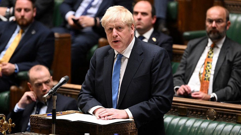 I've been forced out over Partygate report, says Boris Johnson