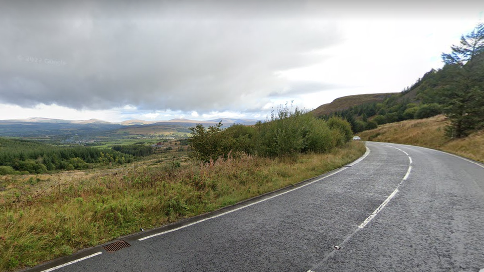 Rhigos Driver hurt after car crashes off mountain road