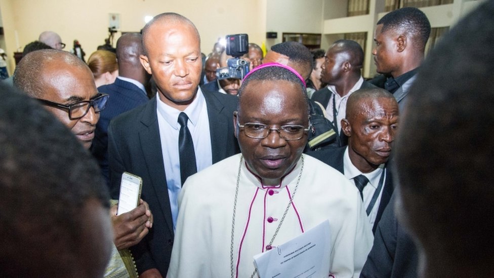 Президент Национальной епископальной конференции Конго, архиепископ Марсель Утемби, 30 декабря 2016 г.