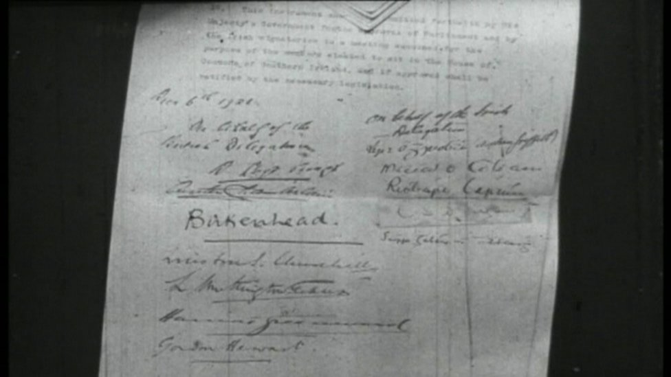 Подписан англо-ирландский договор