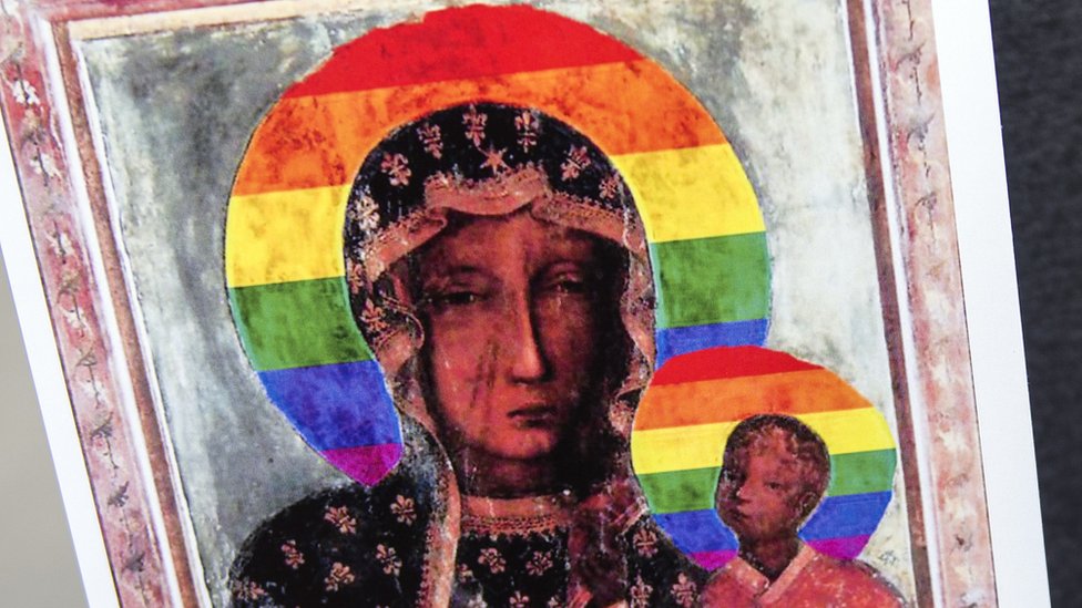 LGBT devica marija ikona poljska