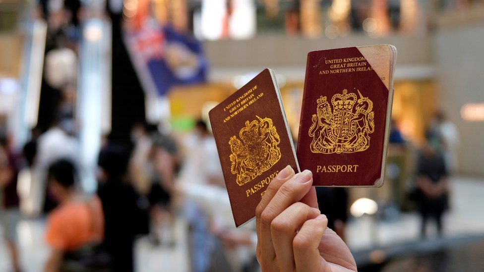 Pasaportes británicos de ultramar.