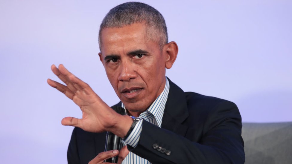 Барак Обама, выступая на мероприятии в 2019 году, был президентом США с 2009 по 2017 год