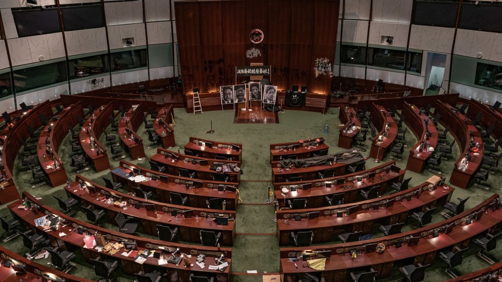 Asamblea legislativa de Hong Kong.