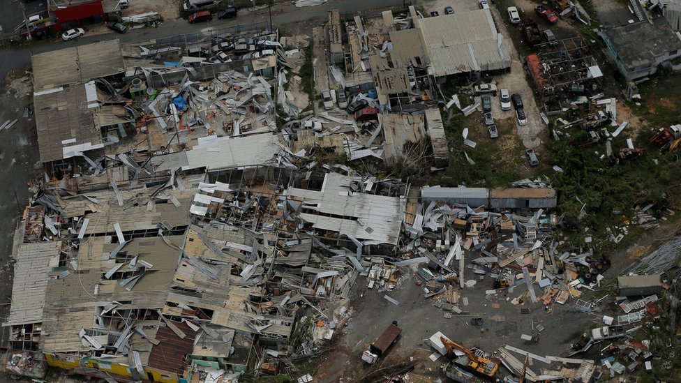 A criterio de Trump, ahora debe ser el Congreso estadounidense es el que defina cuál será el gasto para ayudar a la reconstrucción de Puerto Rico. Destrozos en Puerto Rico
