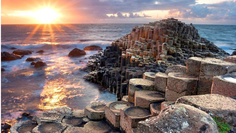 Giant's Causeway: Walking in the footsteps of giants for free or a fee -  BBC News