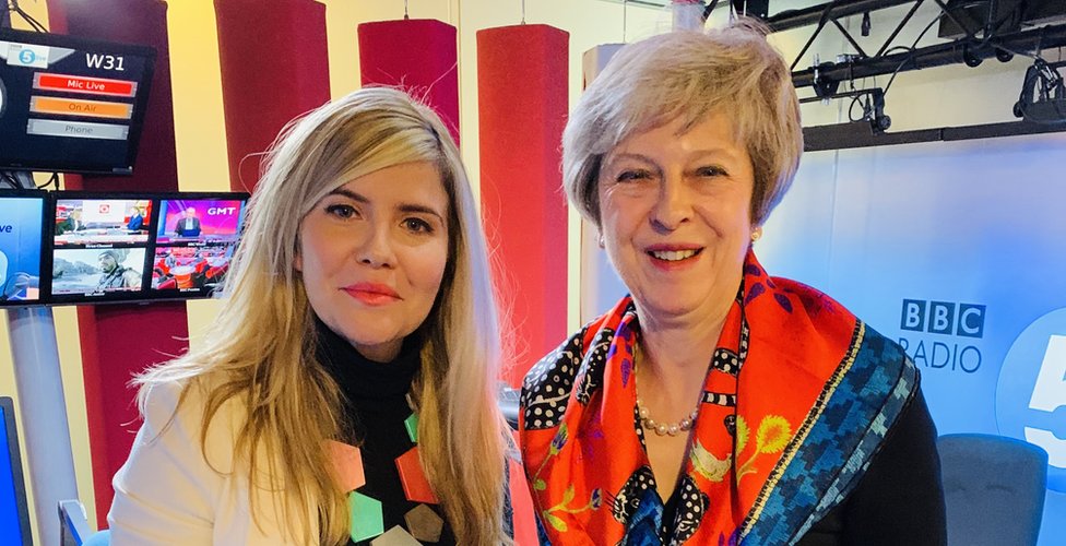 Emma Barnett and Theresa May