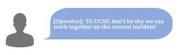 Pesan kepada UCSF