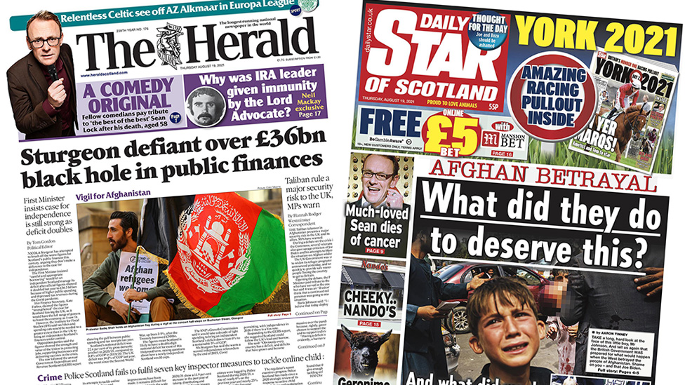 Scotland's 'Defiance' over record deficit and MPs condemn US BBC News
