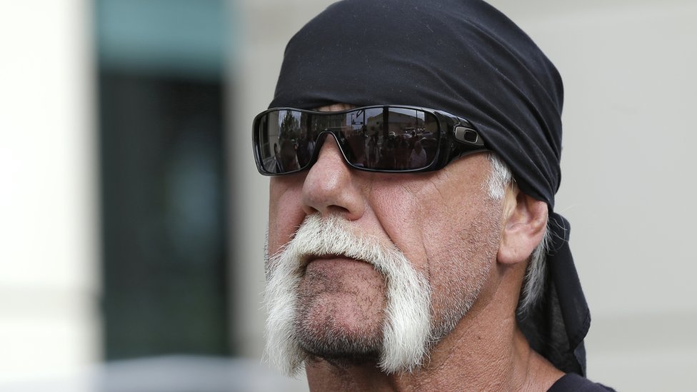 Hulk Hogan denies being racist after using the n-word a tape - BBC News