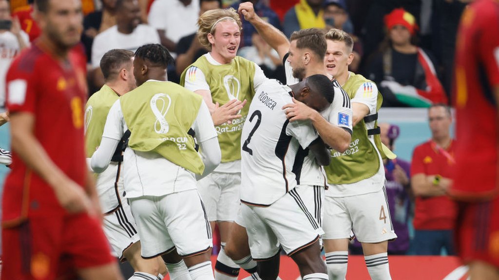 World Cup 2022: Spain 1-1 Germany: Niclas Fullkrug equaliser after Alvaro Morata opener