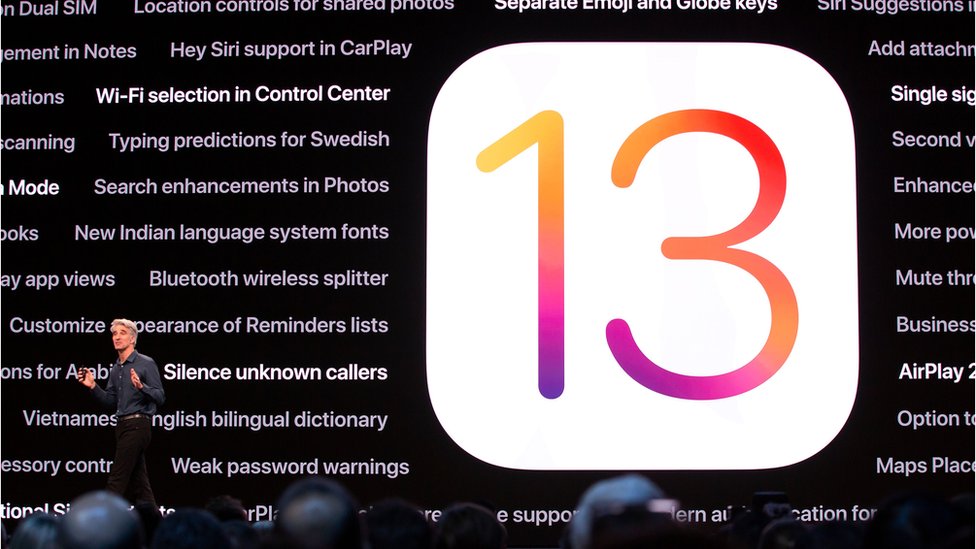 Presentación del iOS 13
