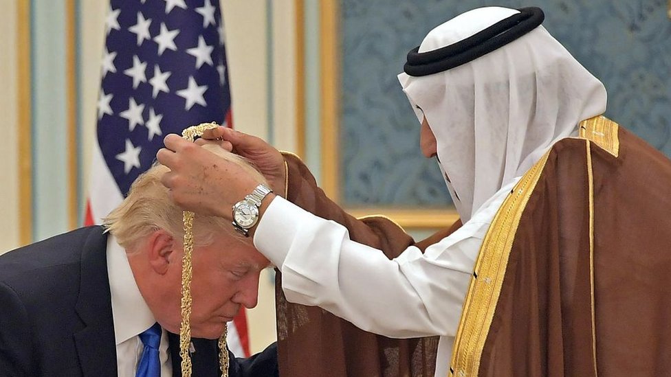 Donald Trump y el rey Salman