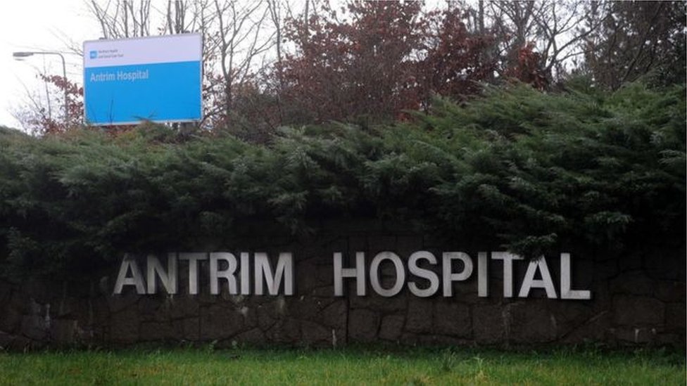 Районная больница Антрим в графстве Антрим.