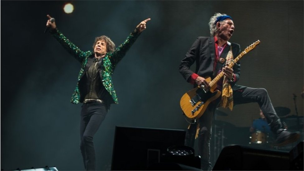 Mick Jagger and Keith Richards