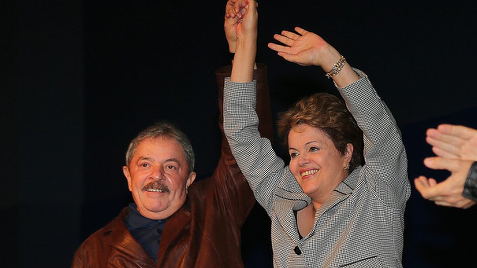 Lula con Dilma en 2013