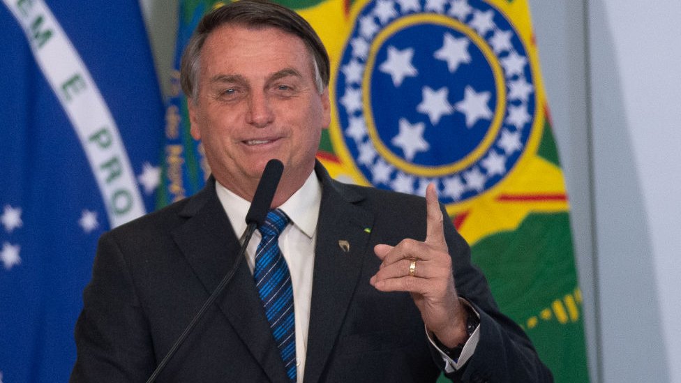 Presidente de Brasil, Jair Bolsonaro.