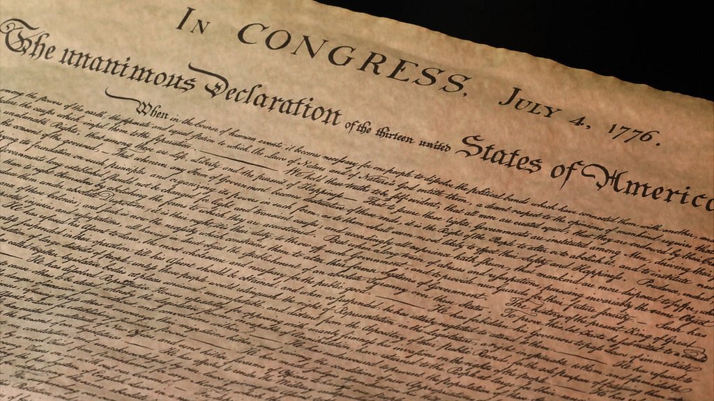 Declaración de Independencia de EE.UU.