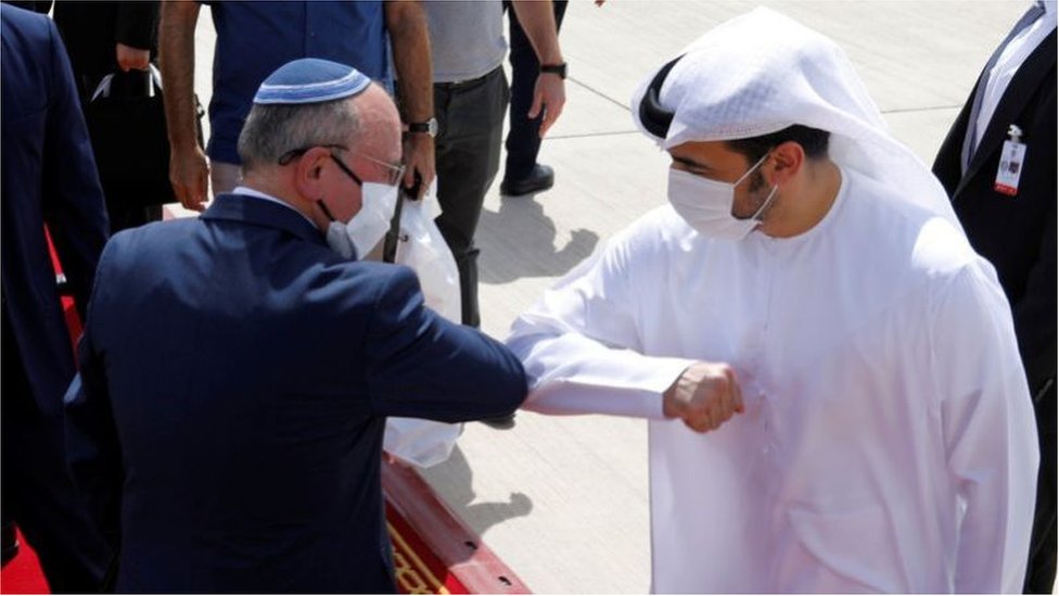 以色列國家安全顧問於9月1日曆史性乘機飛往阿聯酋。