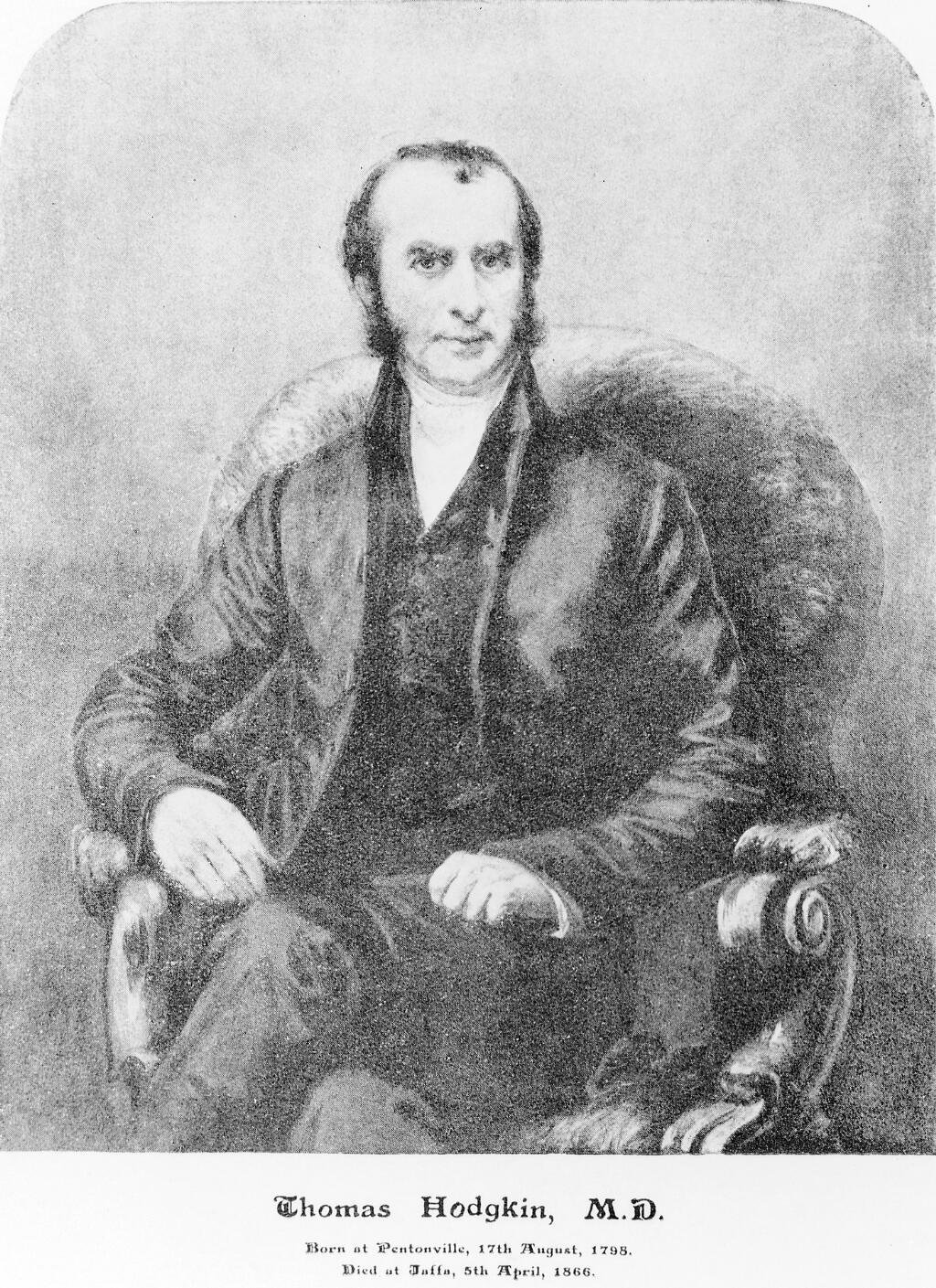 Retrato de Thomas Hodgkin.