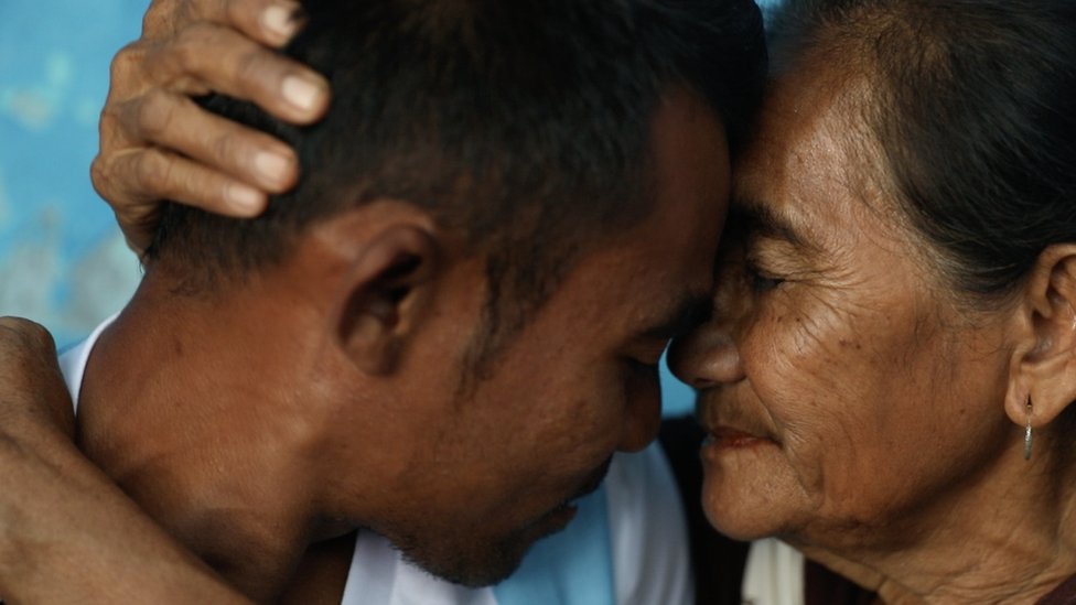 Abdul and his mother