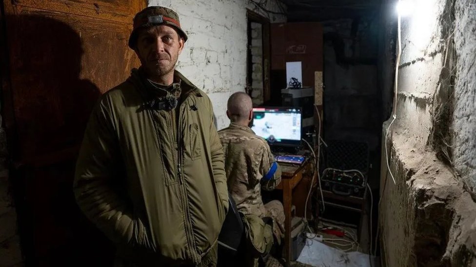 Andrij, komandant jedinice dronova, kaže za BBC da je situacija u Harkovu „napeta i teško predvidiva"