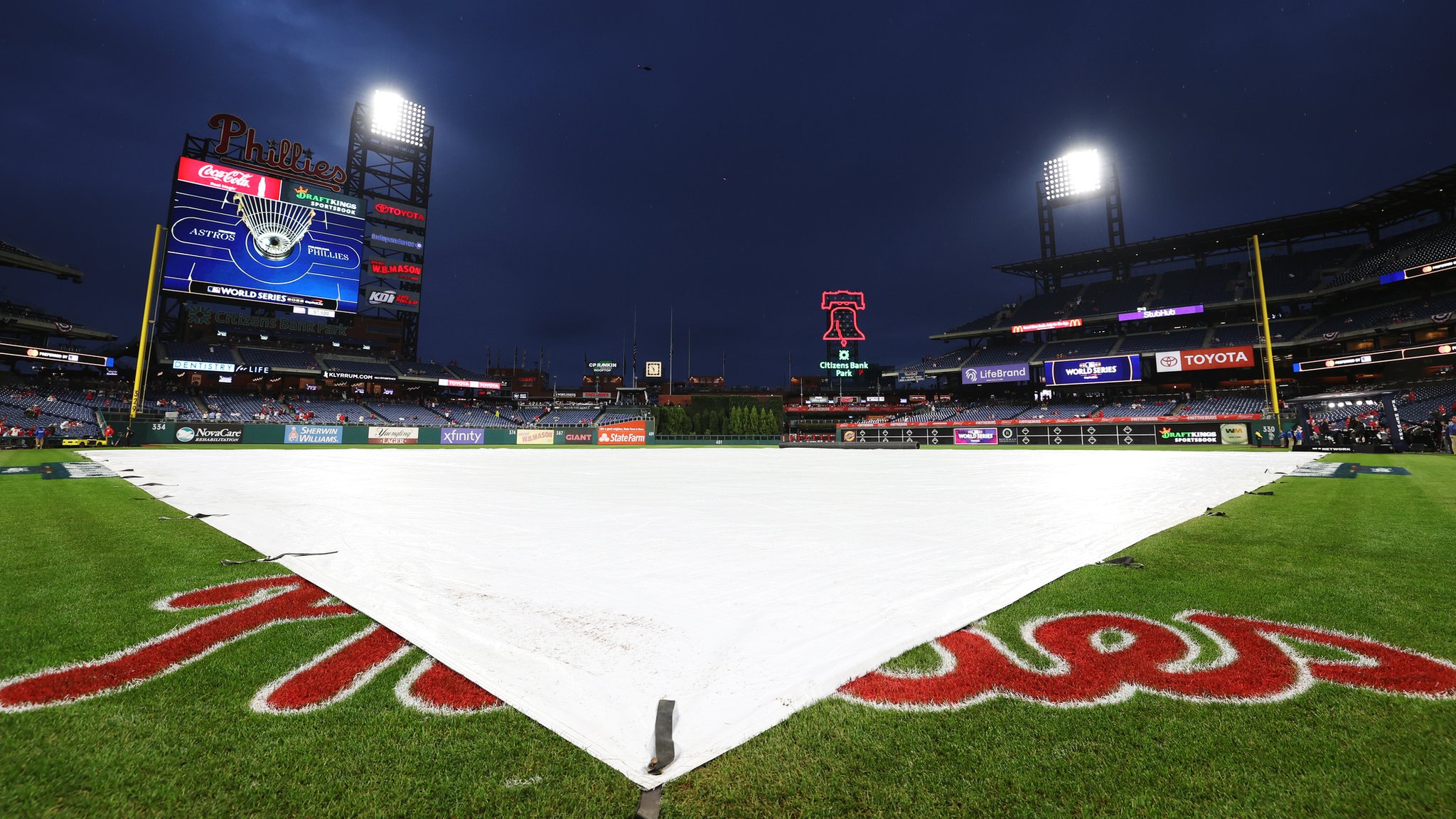 World Series 2022: Game three rained off as Philadelphia Phillies & Houston Astros washed out