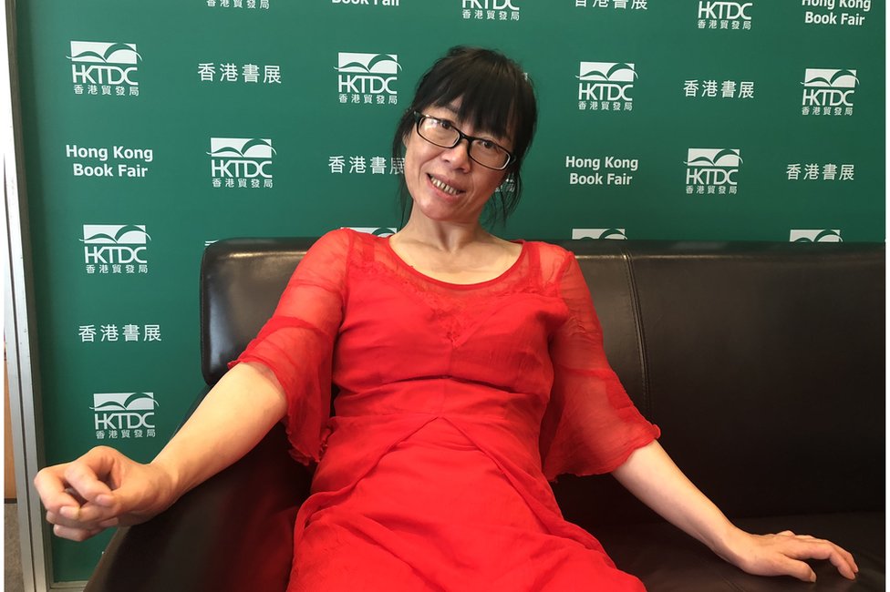 餘秀華在2018年香港書展