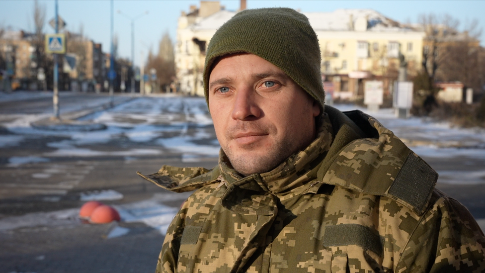 Oleksandr, soldado ucraniano.