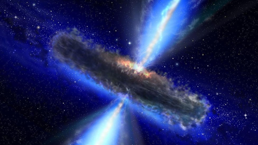 Lubang hitam, quasar