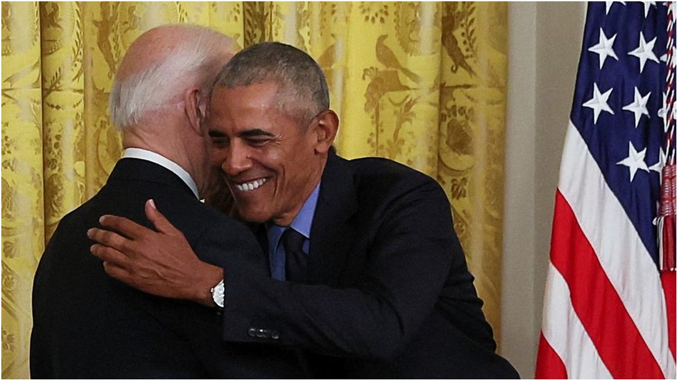 Obama jokes with 'Vice-President Biden' at White House