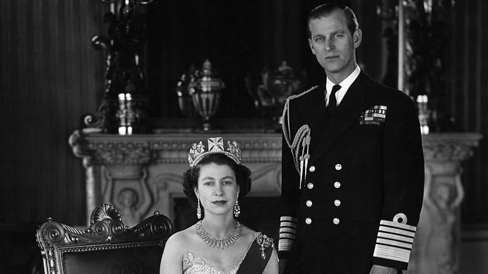Isabel II y el Duque de Edimburgo
