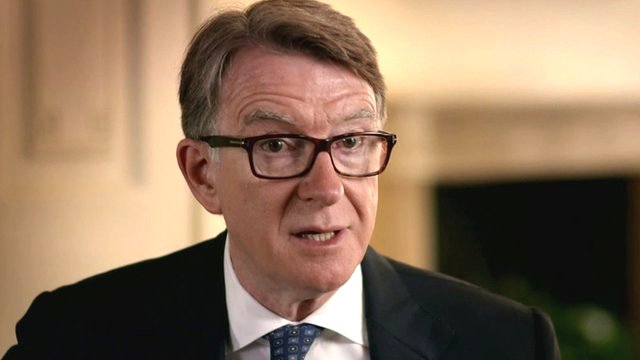 Lord Mandelson Jeremy Corbyn Sabotaged Remain Campaign Bbc News 