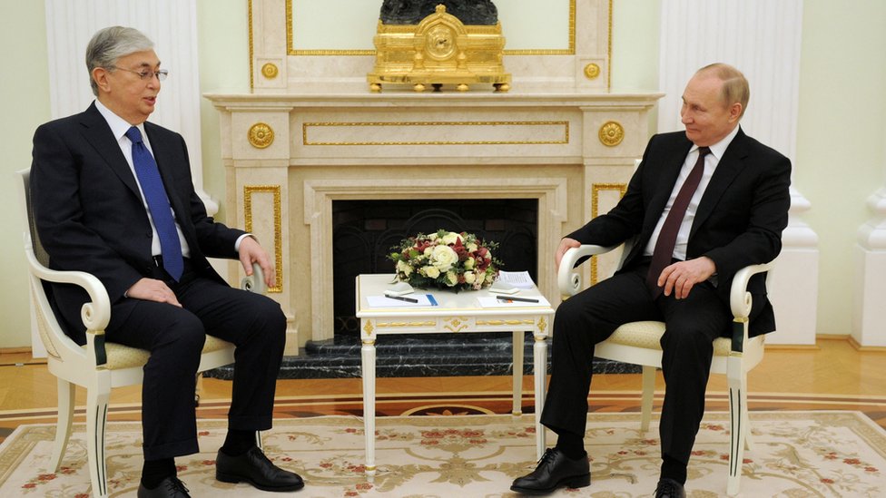Tokayev and Putin