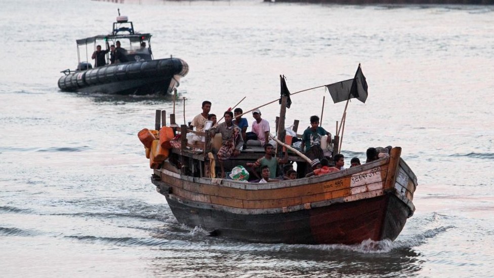 Malaysia Detains 270 Rohingya Refugees Who Had Drifted At Sea For Weeks Bbc News