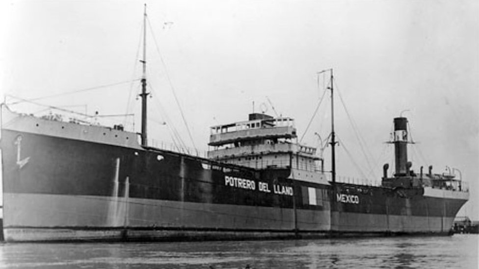 El buque Potrero del Llano