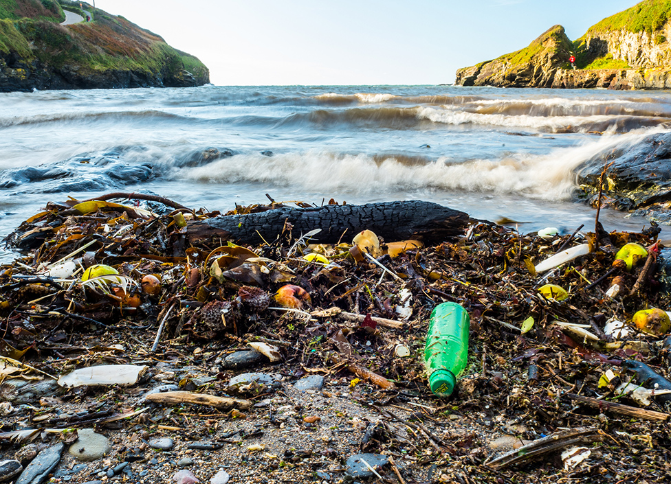 Beach plastic