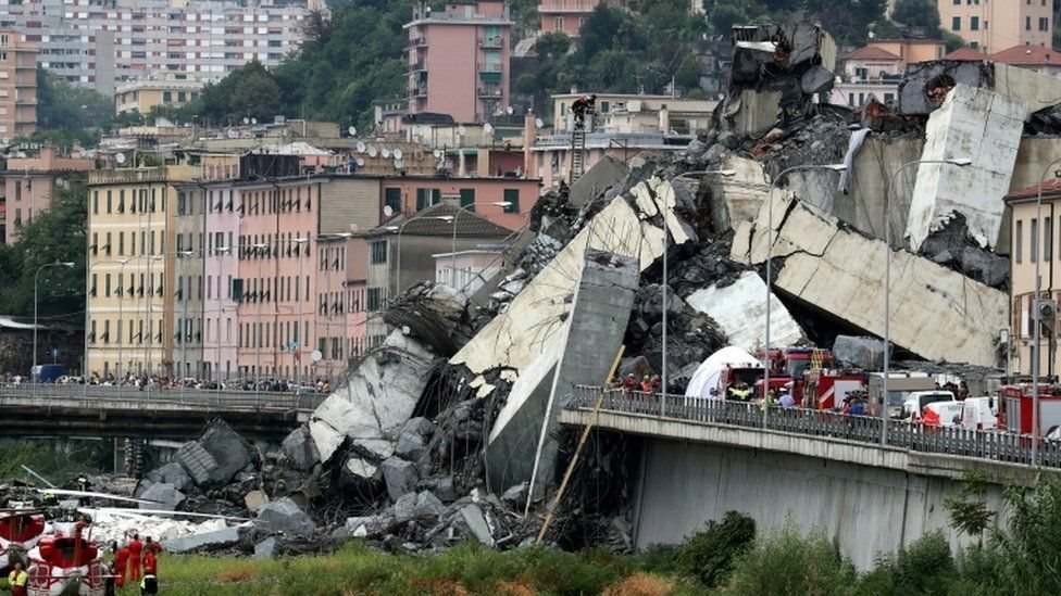 Italia: al menos 38 muertos por el desplome de un puente de autopista en  Génova - BBC News Mundo