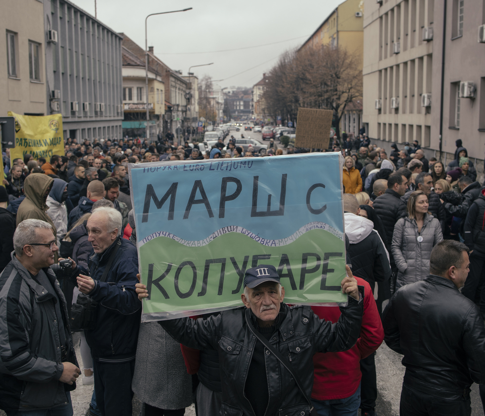 Loznica, protest