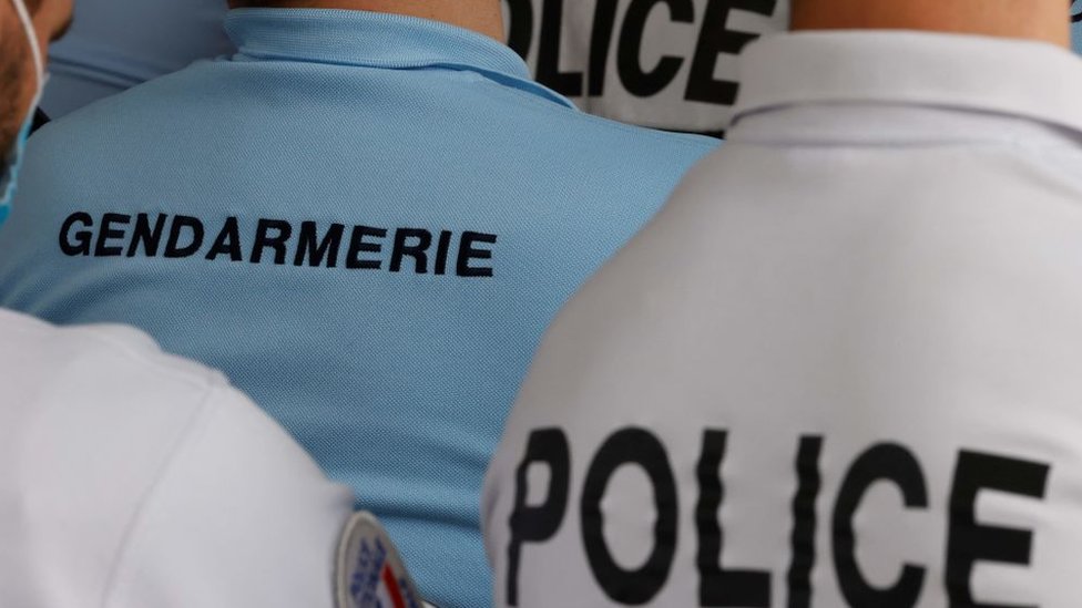 File pic of gendarmes and police