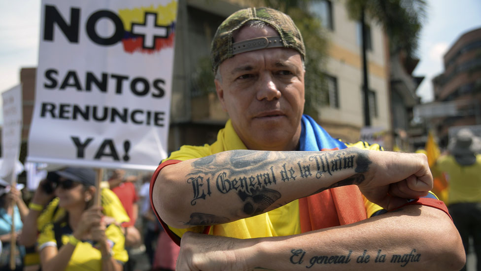 Popeye en protesta contra Santos