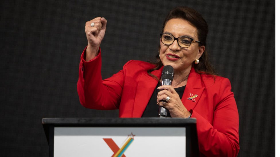 Imagen de Xiomara Castro, presidenta de Honduras.